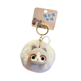 Maxbell Cat Keychain Bag Pendant Soft Doll Bag Accessory Cute Key Holder for Wedding Ragdoll cat