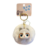 Maxbell Cat Keychain Bag Pendant Soft Doll Bag Accessory Cute Key Holder for Wedding Ragdoll cat