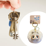Maxbell Cat Keychain Bag Pendant Soft Doll Bag Accessory Cute Key Holder for Wedding Ragdoll cat
