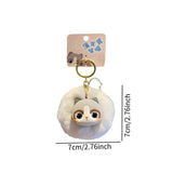 Maxbell Cat Keychain Bag Pendant Soft Doll Bag Accessory Cute Key Holder for Wedding Ragdoll cat