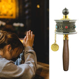 Maxbell Prayer Wheel Tibet Tibetan Buddhist Six Character Truth for Men Yoga Praying