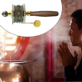 Maxbell Prayer Wheel Tibet Tibetan Buddhist Six Character Truth for Men Yoga Praying
