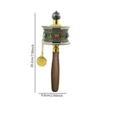 Maxbell Prayer Wheel Tibet Tibetan Buddhist Six Character Truth for Men Yoga Praying