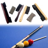 Maxbell Pool Table Cleaning Brush Set Cue Cleaning Cloth Billiard Pool Table Cleaner red