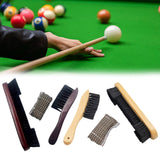 Maxbell Pool Table Cleaning Brush Set Cue Cleaning Cloth Billiard Pool Table Cleaner red