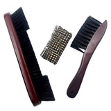 Maxbell Pool Table Cleaning Brush Set Cue Cleaning Cloth Billiard Pool Table Cleaner red