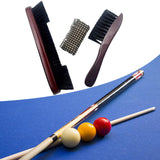 Maxbell Pool Table Cleaning Brush Set Cue Cleaning Cloth Billiard Pool Table Cleaner red