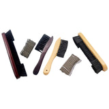 Maxbell Pool Table Cleaning Brush Set Cue Cleaning Cloth Billiard Pool Table Cleaner red