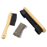 Maxbell Pool Table Cleaning Brush Set Cue Cleaning Cloth Billiard Pool Table Cleaner wood