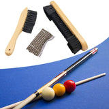 Maxbell Pool Table Cleaning Brush Set Cue Cleaning Cloth Billiard Pool Table Cleaner wood