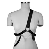 Maxbell Back Sword Frog Adjustable Shoulder Strap for Stage Show Halloween Disguises Black