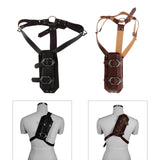 Maxbell Back Sword Frog Adjustable Shoulder Strap for Stage Show Halloween Disguises Black
