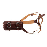 Maxbell Back Sword Frog Adjustable Shoulder Strap for Stage Show Halloween Disguises Brown