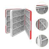 Maxbell Game Holder Game Card Case for Lite Game Card Ndsi Game Card red