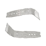 Maxbell Stainless Steel Chassis Skid Protector Plate Axle Guard for 1:8 RC Hobby Car