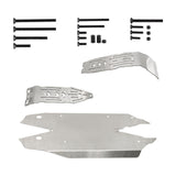 Maxbell Stainless Steel Chassis Skid Protector Plate Axle Guard for 1:8 RC Hobby Car