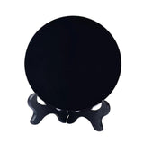 Maxbell Obsidian Circle Disc Mini Black Round Mirror Scrying Mirror S