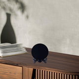 Maxbell Obsidian Circle Disc Mini Black Round Mirror Scrying Mirror S