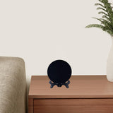 Maxbell Obsidian Circle Disc Mini Black Round Mirror Scrying Mirror S