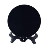 Maxbell Obsidian Circle Disc Mini Black Round Mirror Scrying Mirror M