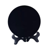 Maxbell Obsidian Circle Disc Mini Black Round Mirror Scrying Mirror M