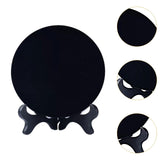 Maxbell Obsidian Circle Disc Mini Black Round Mirror Scrying Mirror M