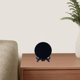 Maxbell Obsidian Circle Disc Mini Black Round Mirror Scrying Mirror M