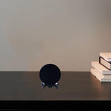 Maxbell Obsidian Circle Disc Mini Black Round Mirror Scrying Mirror M