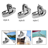 Maxbell Deck Hinge Mount Boat Hardware Set 180° Rotatable Sturdy Quick Release style A