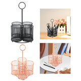 Maxbell Pen Holder Multifunctional Cutlery Storage Holder for Scissors Pens Tabletop Black