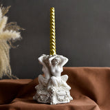 Maxbell Angel Statue Desktop Ornament Angel Sculpture for Home Memorial Gift Bedroom Kneeling
