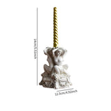 Maxbell Angel Statue Desktop Ornament Angel Sculpture for Home Memorial Gift Bedroom Kneeling