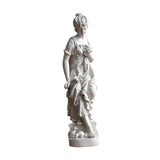 Maxbell Angel Statue Desktop Ornament Angel Sculpture for Home Memorial Gift Bedroom hug flower