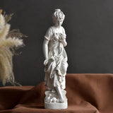Maxbell Angel Statue Desktop Ornament Angel Sculpture for Home Memorial Gift Bedroom hug flower