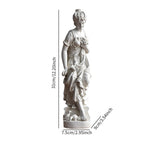 Maxbell Angel Statue Desktop Ornament Angel Sculpture for Home Memorial Gift Bedroom hug flower