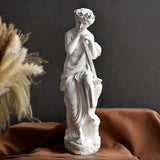 Maxbell Angel Statue Desktop Ornament Angel Sculpture for Home Memorial Gift Bedroom thinking