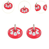 Maxbell 2x Vehicle Weight Balancing Tool for Model Hobby Car Spare Parts Accessories red