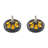 Maxbell 2x Vehicle Weight Balancing Tool for Model Hobby Car Spare Parts Accessories black gold