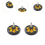 Maxbell 2x Vehicle Weight Balancing Tool for Model Hobby Car Spare Parts Accessories black gold