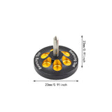 Maxbell 2x Vehicle Weight Balancing Tool for Model Hobby Car Spare Parts Accessories black gold