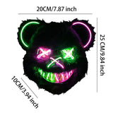 Halloween Mask Funny Costume Creepy Mask for Halloween Party Carnival Easter green pink