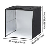Maxbell Table Top Photography Box Lighting Kit for Cosmetics Craftsmen 40x40x40cm