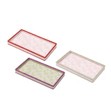 Maxbell Jewelry Storage Tray with Lid Tabletop for Necklaces Live Broadcast Earrings red