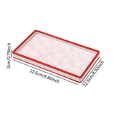 Maxbell Jewelry Storage Tray with Lid Tabletop for Necklaces Live Broadcast Earrings red