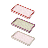 Maxbell Jewelry Storage Tray with Lid Tabletop for Necklaces Live Broadcast Earrings red