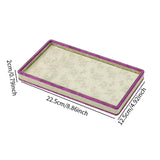 Maxbell Jewelry Storage Tray with Lid Tabletop for Necklaces Live Broadcast Earrings green