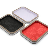 Maxbell Wooden Velvet Jewelry Tray Decorative Display Tray for Chains Bracelet Watch Violet