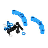 Maxbell 2 Pieces Gearbox Push Rod Bracket RC Car Parts for TT02 1:10 Scale Accessory Blue