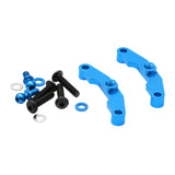 Maxbell 2 Pieces Gearbox Push Rod Bracket RC Car Parts for TT02 1:10 Scale Accessory Blue