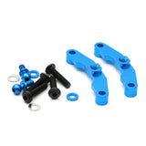 Maxbell 2 Pieces Gearbox Push Rod Bracket RC Car Parts for TT02 1:10 Scale Accessory Blue